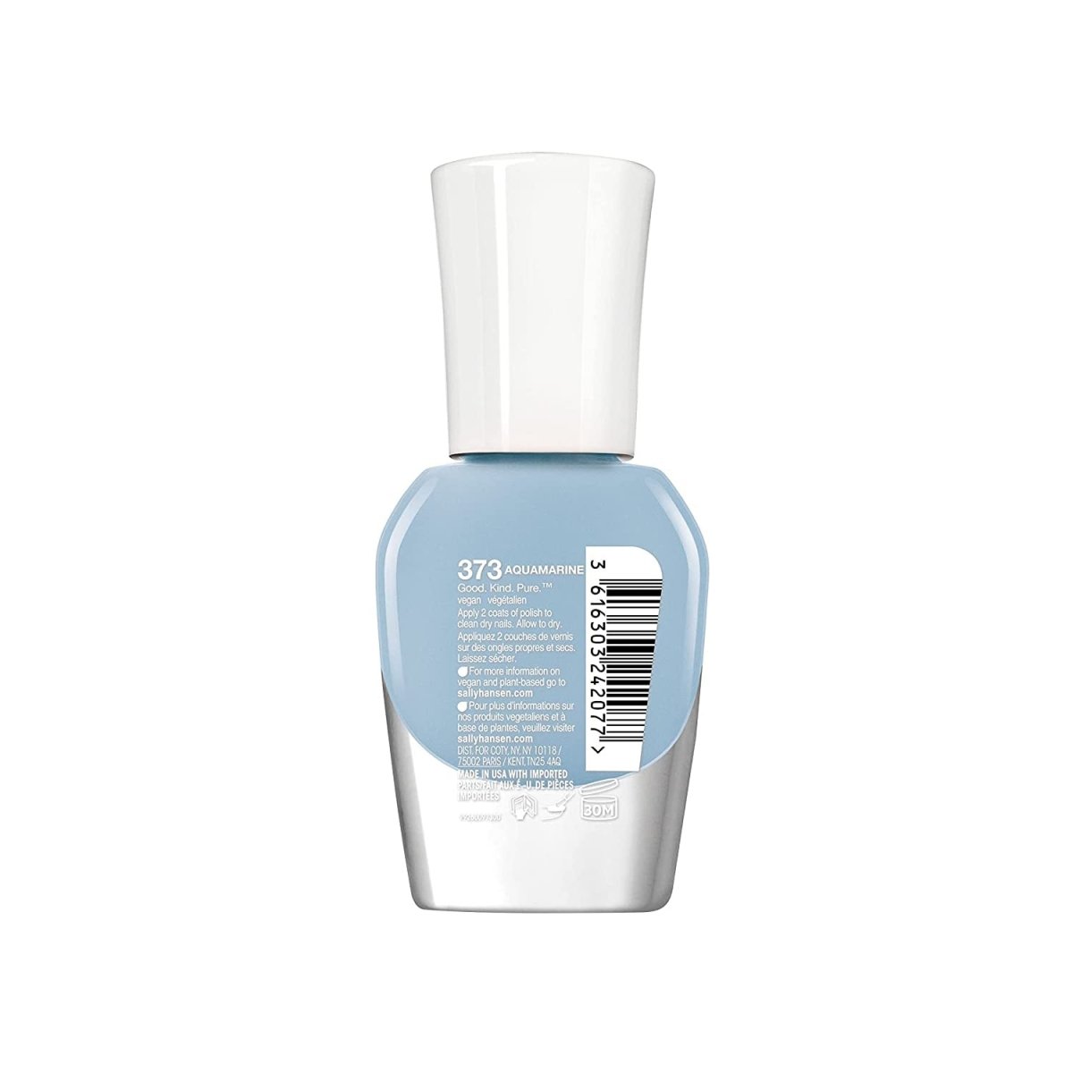 Sally Hansen Good. Kind. Pure Vegan Nail Color, 373 Aquamarine, 0.33 fl oz - A1 Great Deals - Sally Hansen - 3616303242077