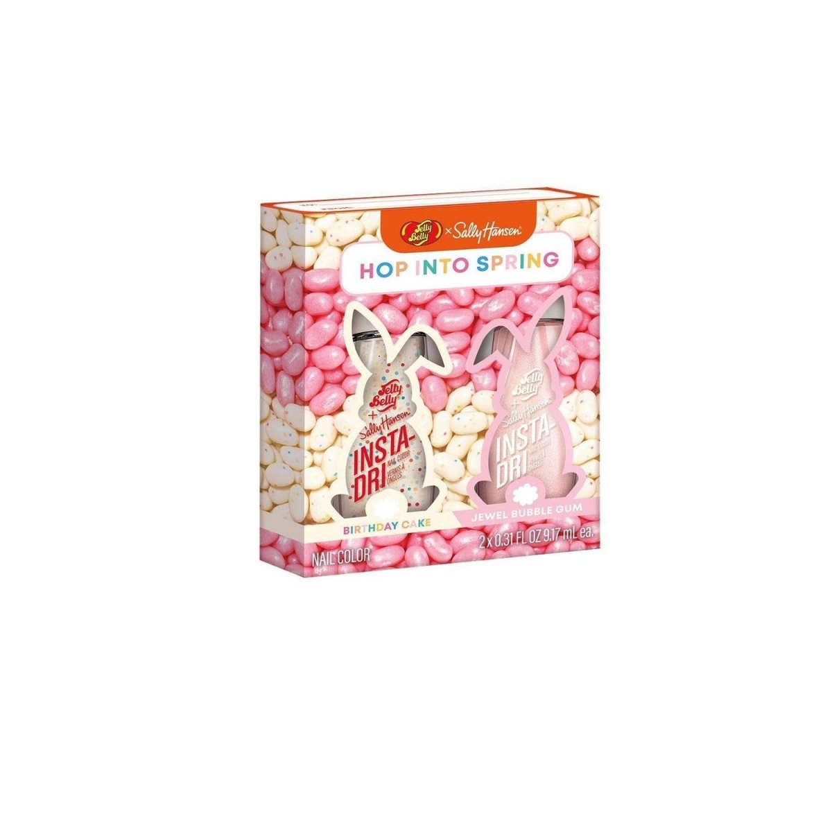 Sally Hansen Insta - Dri Nail Polish Duo x Jelly Belly Collection, Hop Into Spring, 0.31 fl oz - A1 Great Deals - Sally Hansen - 074170470352