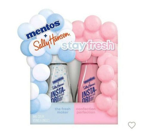 Sally Hansen Insta - Dri Nail Polish Duo x Mentos Collection, Stay Fresh, 0.31 fl oz - A1 Great Deals - Sally Hansen - 3616302362981