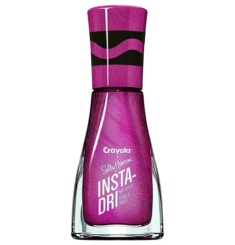 Sally Hansen Insta - Dri Nail Polish x Crayola Metallic Collection, 602 Shimmering Blush, 0.31 fl oz - A1 Great Deals - Sally Hansen - 074170459029