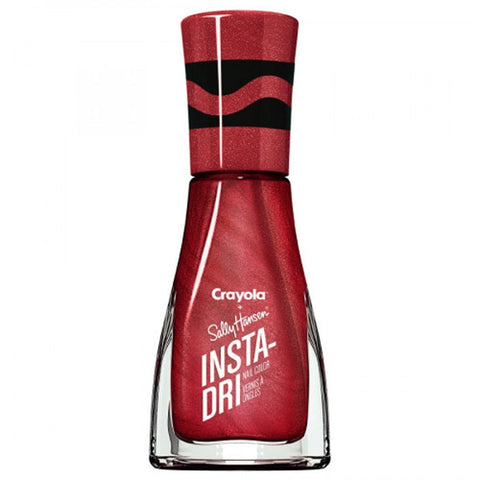 Sally Hansen Insta - Dri Nail Polish x Crayola Metallic Collection, 603 Big Dip O' Ruby, 0.31 fl oz - A1 Great Deals - Sally Hansen - 074170459036