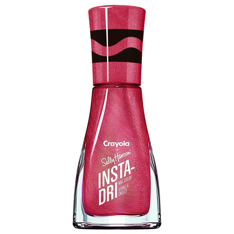 Sally Hansen Insta - Dri Nail Polish x Crayola Metallic Collection, 604 Bittersweet Shimmer, 0.31 fl oz - A1 Great Deals - Sally Hansen - 074170459043