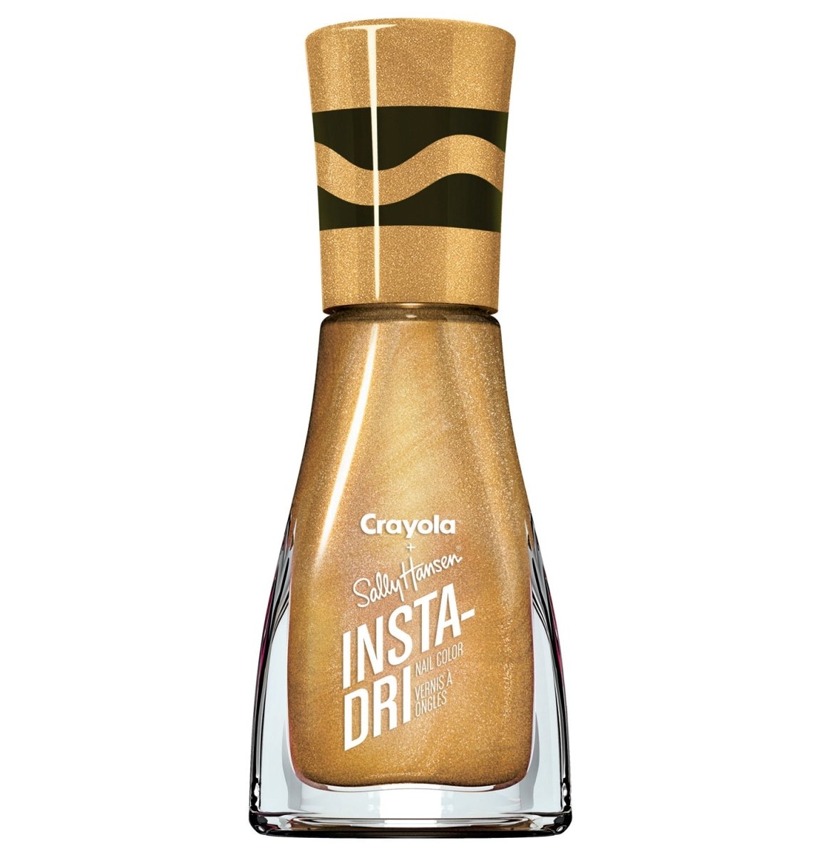 Sally Hansen Insta - Dri Nail Polish x Crayola Metallic Collection, 606 Metallic Sunburst, 0.31 fl oz - A1 Great Deals - Sally Hansen - 074170459067