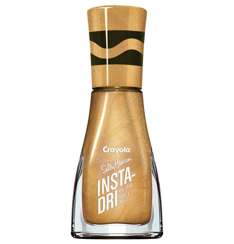 Sally Hansen Insta - Dri Nail Polish x Crayola Metallic Collection, 606 Metallic Sunburst, 0.31 fl oz - A1 Great Deals - Sally Hansen - 074170459067