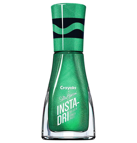 Sally Hansen Insta - Dri Nail Polish x Crayola Metallic Collection, 608 Metallic Seaweed, 0.31 fl oz - A1 Great Deals - Sally Hansen - 074170459081