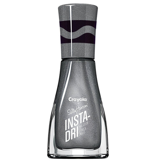 Sally Hansen Insta - Dri Nail Polish x Crayola Metallic Collection, 610 Sonic Silver, 0.31 fl oz - A1 Great Deals - Sally Hansen - 074170459104