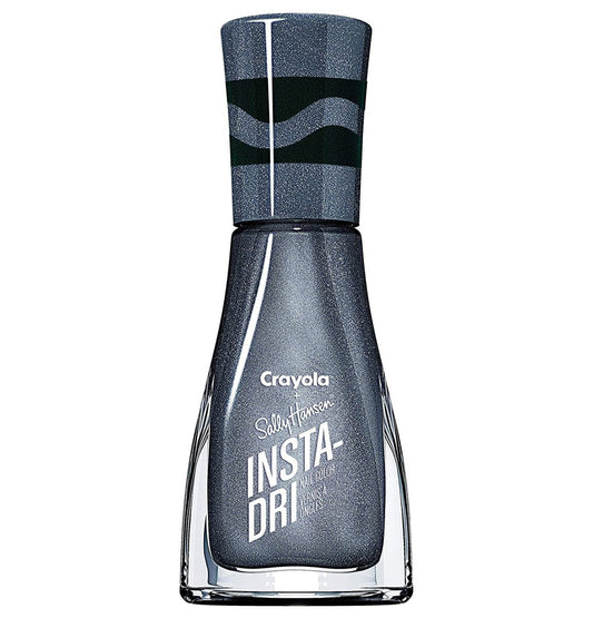 Sally Hansen Insta - Dri Nail Polish x Crayola Metallic Collection, 611 Deep Space Sparkle, 0.31 fl oz - A1 Great Deals - Sally Hansen - 074170459111
