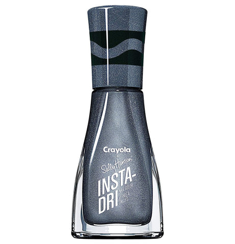 Sally Hansen Insta - Dri Nail Polish x Crayola Metallic Collection, 611 Deep Space Sparkle, 0.31 fl oz - A1 Great Deals - Sally Hansen - 074170459111