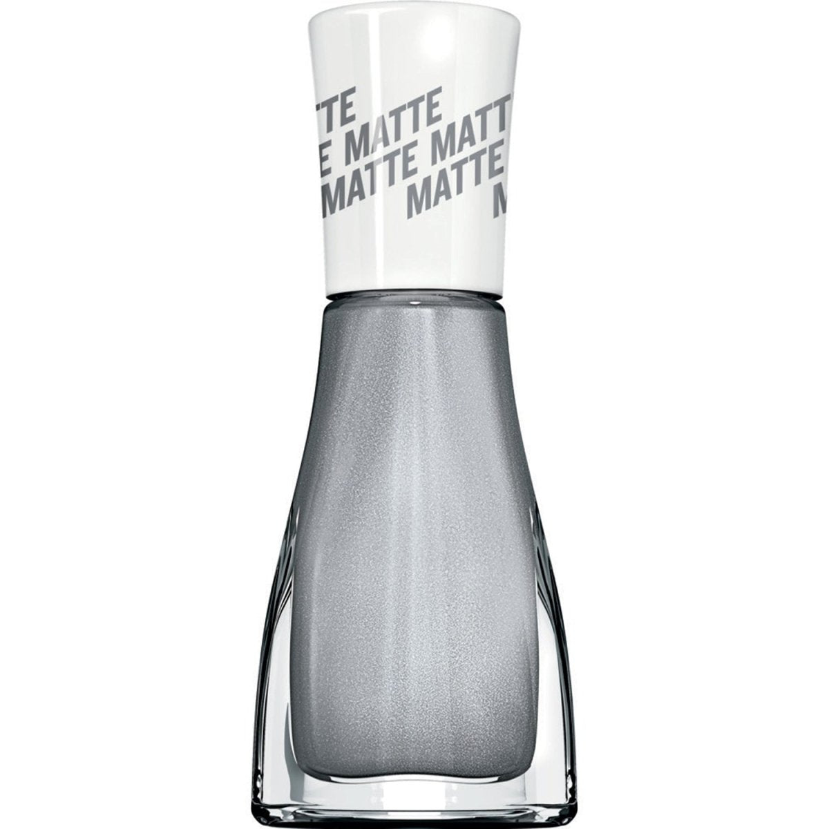 Sally Hansen Insta - Dri Nail Polish x Matte Metallics Collection, 011 Smokey Silver, 0.31 fl oz - A1 Great Deals - Sally Hansen - 074170460520