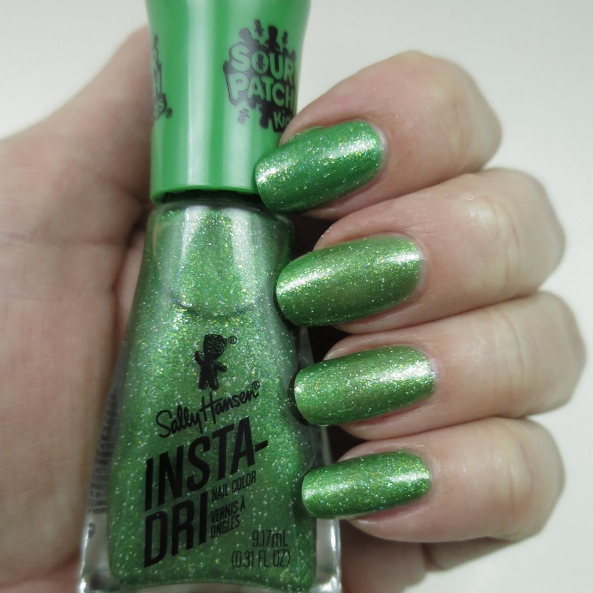 Sally Hansen Insta - Dri Nail Polish x Sour Patch Kids Collection, 757 Slime All Yours, 0.31 fl oz - A1 Great Deals - Sally Hansen - 3616302893331