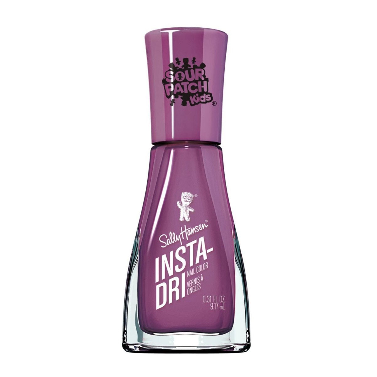 Sally Hansen Insta - Dri Nail Polish x Sour Patch Kids Collection, 762 Plum - believable, 0.31 fl oz - A1 Great Deals - Sally Hansen - 3616303403850
