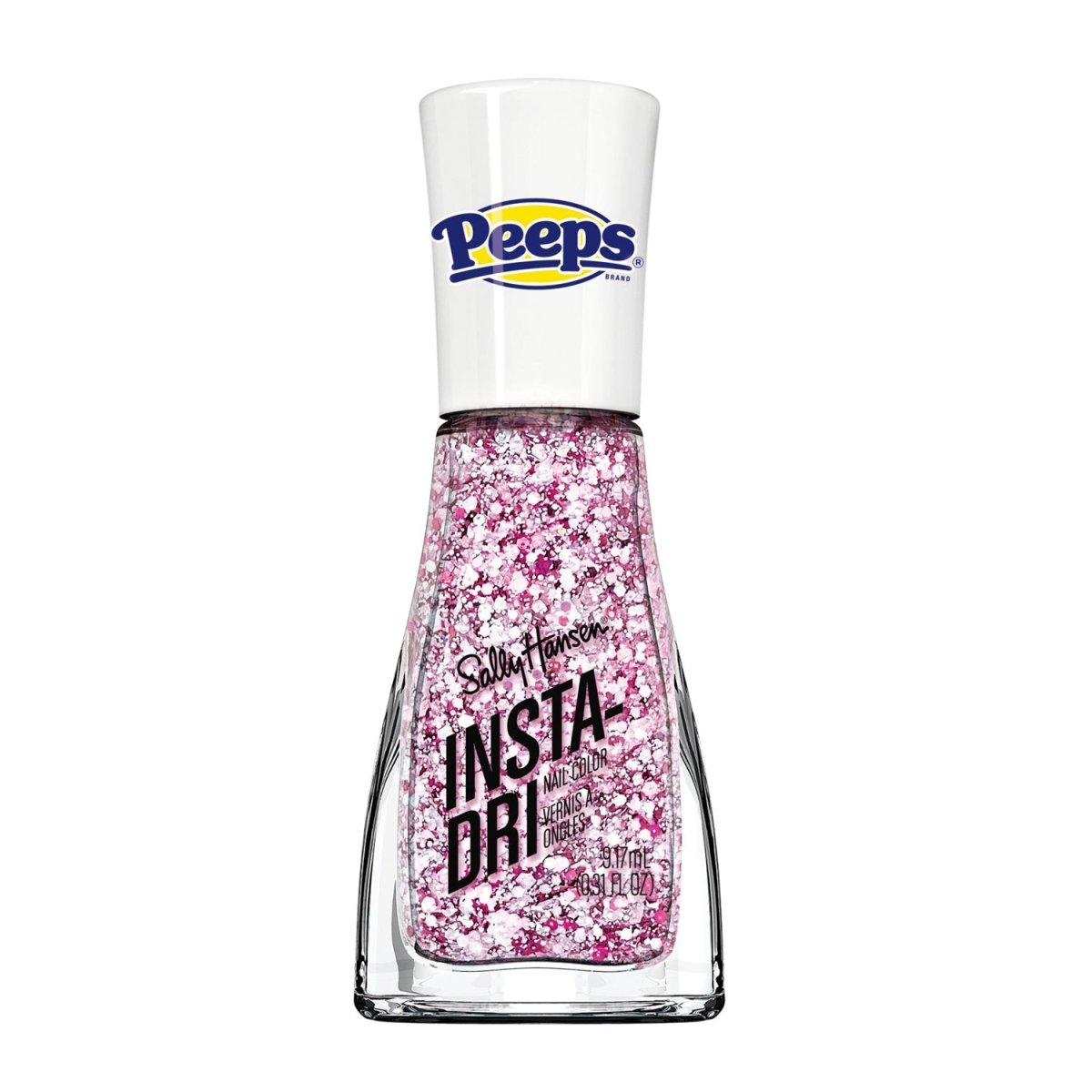 Sally Hansen Insta - Dri x PEEPS Collection Nail Polish, 714 Sparkly Wild Berry, 0.31 fl oz - A1 Great Deals - Sally Hansen - 3616303401078