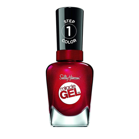 Sally Hansen Miracle Gel Nail Polish, 062 Good Cheery, 0.50 fl oz - A1 Great Deals - Sally Hansen - 074170457568