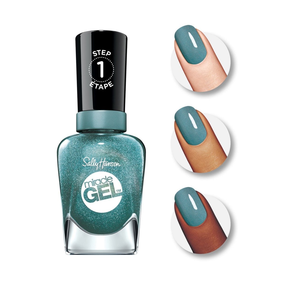 Sally Hansen Miracle Gel Nail Polish, 674 Sprinkled with Love, 0.50 fl oz - A1 Great Deals - Sally Hansen - 074170470635
