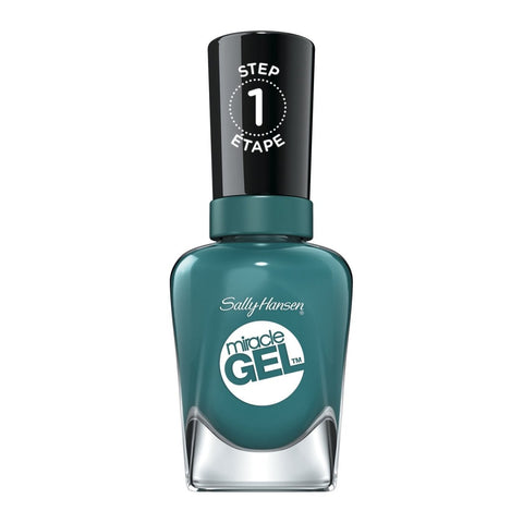Sally Hansen Miracle Gel Nail Polish, 730 Fish Teal Braid, 0.50 fl oz - A1 Great Deals - Sally Hansen - 074170437126