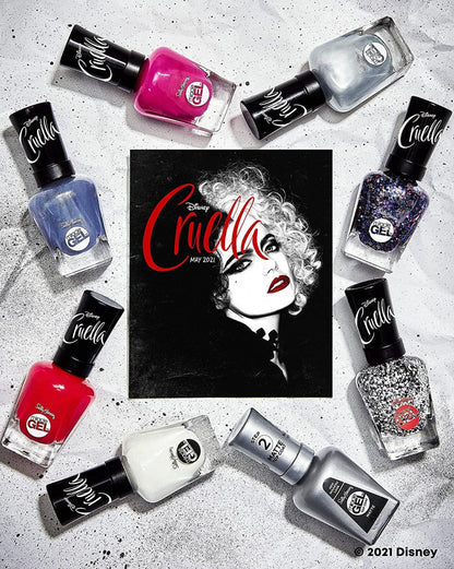 Sally Hansen Miracle Gel x Disney Cruella Collection Nail Polish, 860 The Devil Is In The Details, 0.50 fl oz - A1 Great Deals - Sally Hansen - 3616302385195