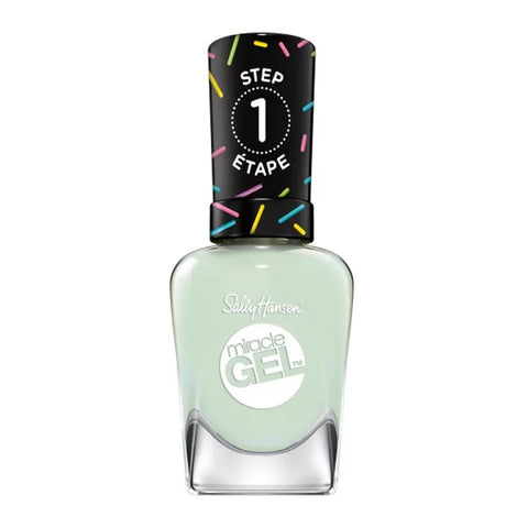 Sally Hansen Miracle Gel x Donut Shop Collection Nail Polish, 166 Mint Together, 0.50 fl oz - A1 Great Deals - Sally Hansen - 074170469660