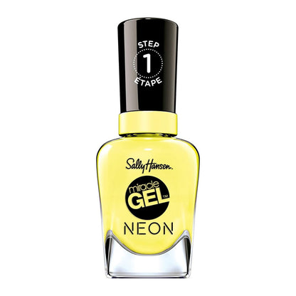 Sally Hansen Miracle Gel x Neon Collection Nail Polish, 055 Lemon Chilo, 0.50 fl oz - A1 Great Deals - Sally Hansen - 3616302470839
