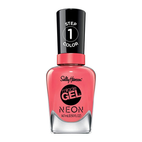 Sally Hansen Miracle Gel x Neon Collection Nail Polish, 873 Flash of Bright, 0.50 fl oz - A1 Great Deals - Sally Hansen - 3616302484850
