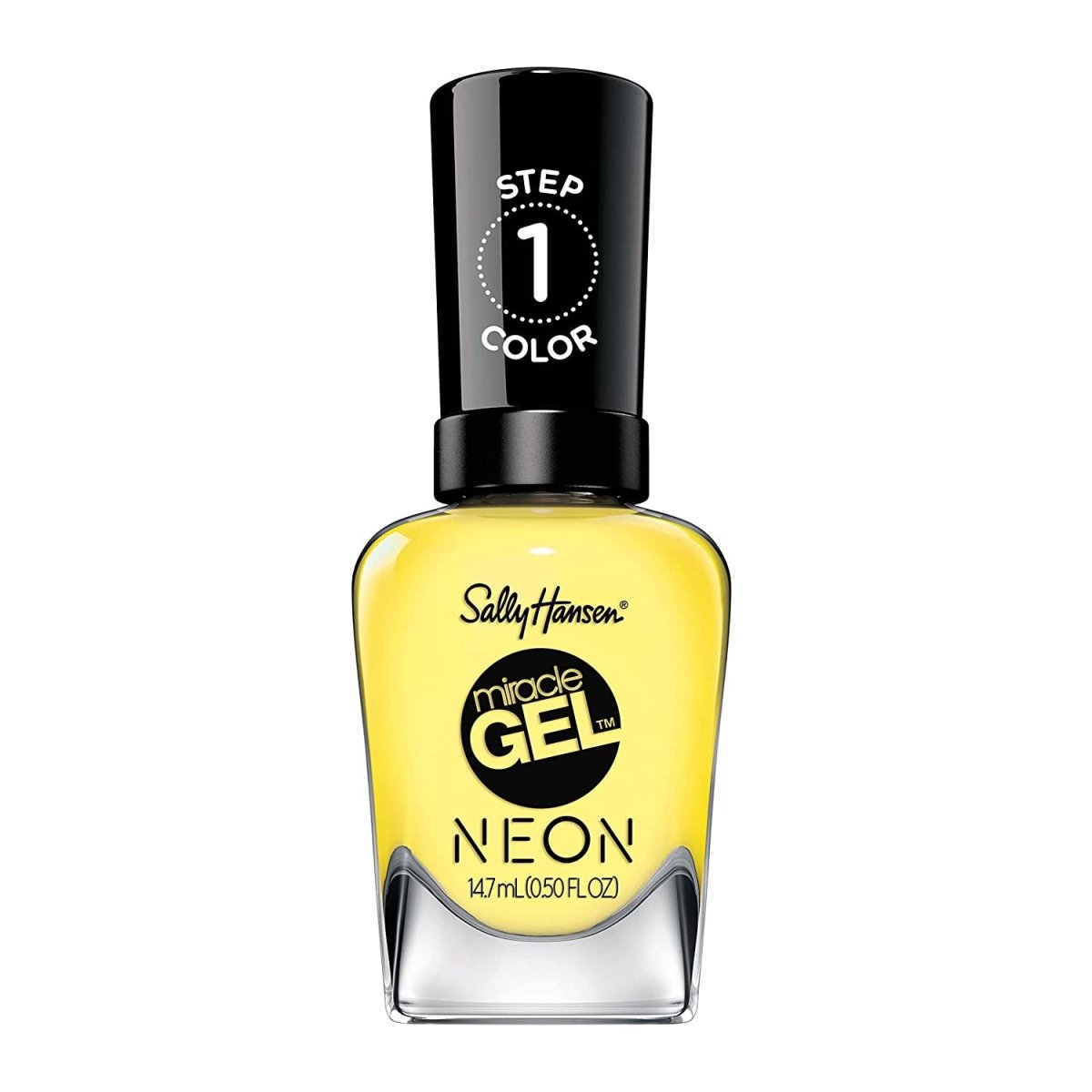 Sally Hansen Miracle Gel x Neon Collection Nail Polish, 884 Lemon Drop Pop, 0.50 fl oz - A1 Great Deals - Sally Hansen - 3616303915223