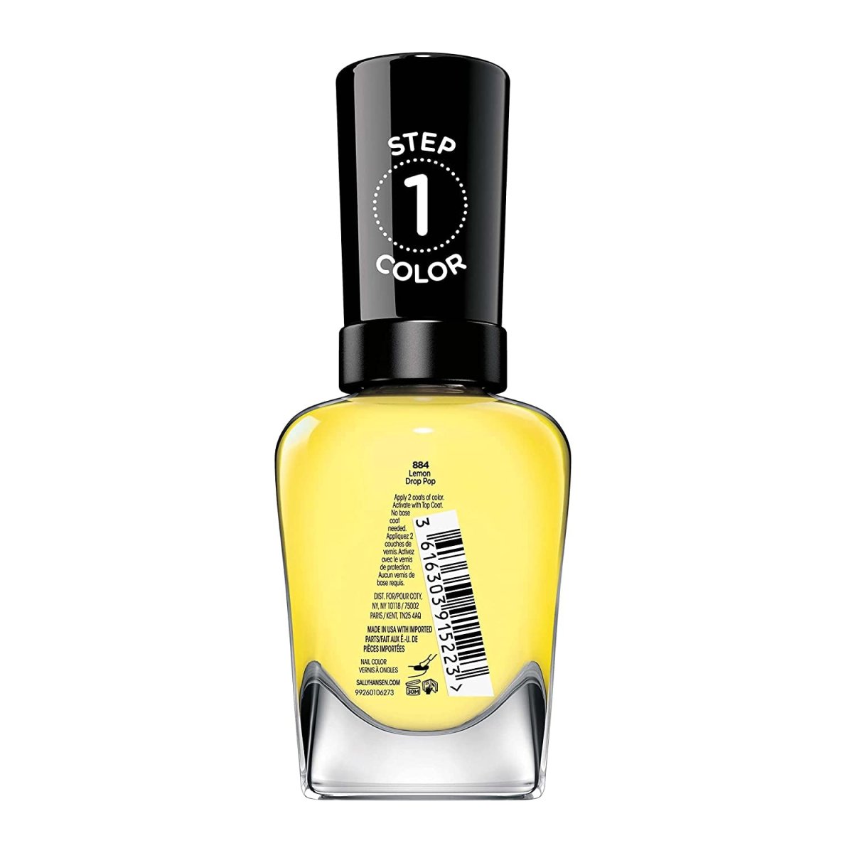 Sally Hansen Miracle Gel x Neon Collection Nail Polish, 884 Lemon Drop Pop, 0.50 fl oz - A1 Great Deals - Sally Hansen - 3616303915223