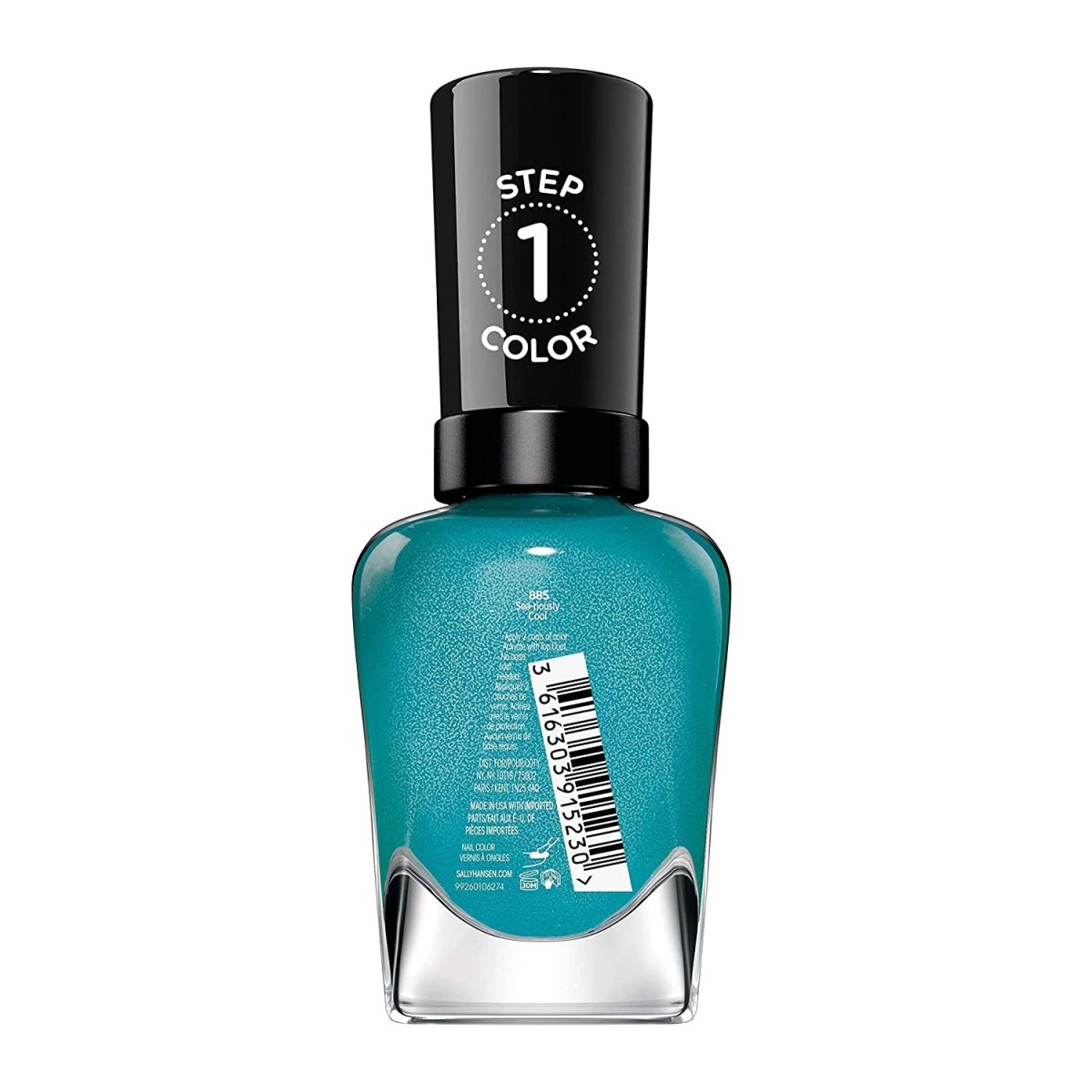 Sally Hansen Miracle Gel x Neon Collection Nail Polish, 885 Sea - riously Cool, 0.50 fl oz - A1 Great Deals - Sally Hansen - 3616303915230