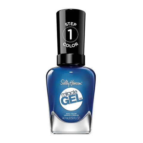 Sally Hansen Miracle Gel x Travel Seekers Collection Nail Polish, 646 Blues Cruise, 0.50 fl oz - A1 Great Deals - Sally Hansen - 3616302736263